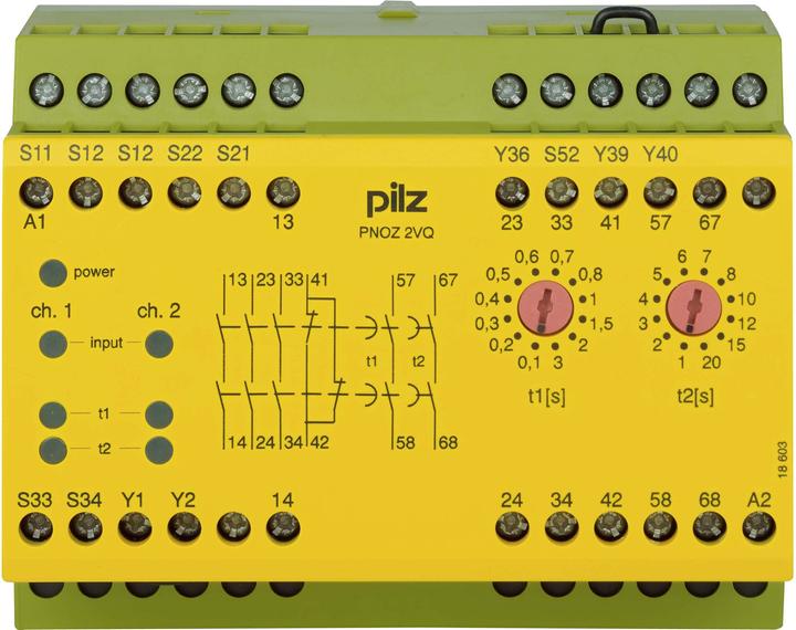 Pilz 774013 PNOZ 2VQ 24VDC 3n/o 1n/c 2n/o t