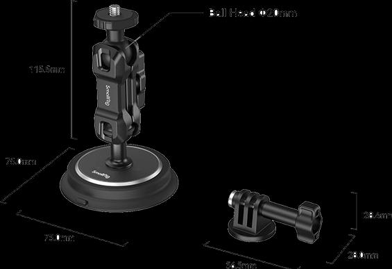 Image du produit SmallRig Cupule d'aspiration magnétique Magic Arm (Divers)