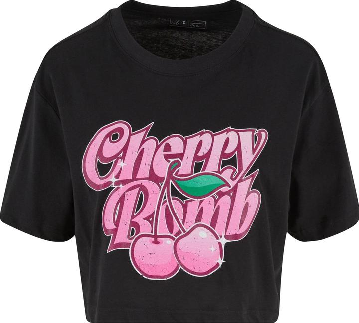 Miss Tee Cherry Bomb Ladies Short Overized Tee - 159397 (XXL)