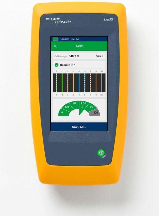 Actual product image Fluke LIQ-100 Network Cable Tester Twisted Pair Cable Tester