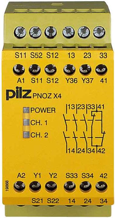 Produktbild Pilz 774735 PNOZ X4 115VAC 3n/o 1n/c