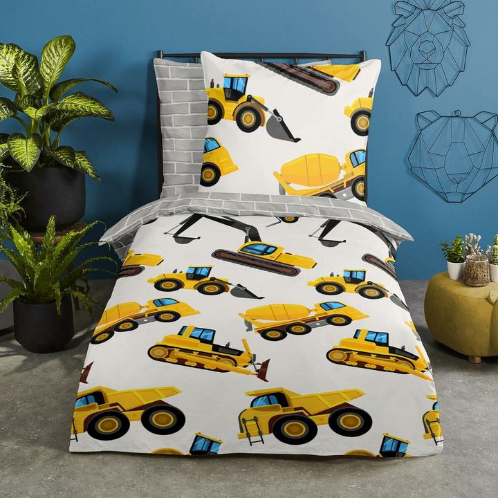 Actual product image Traumschlaf Excavator (Duvet cover, 135x200 cm + 80x80 cm)