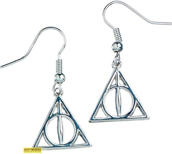 Carat Shop Orecchini a goccia Harry Potter - Doni della Morte (argento) (Argento)
