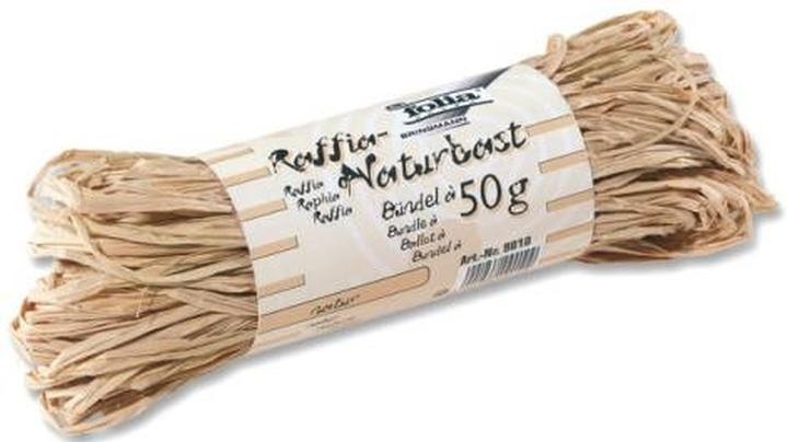Actual product image Magni Natural raffia 50g natural (Gift ribbon, 50 x)