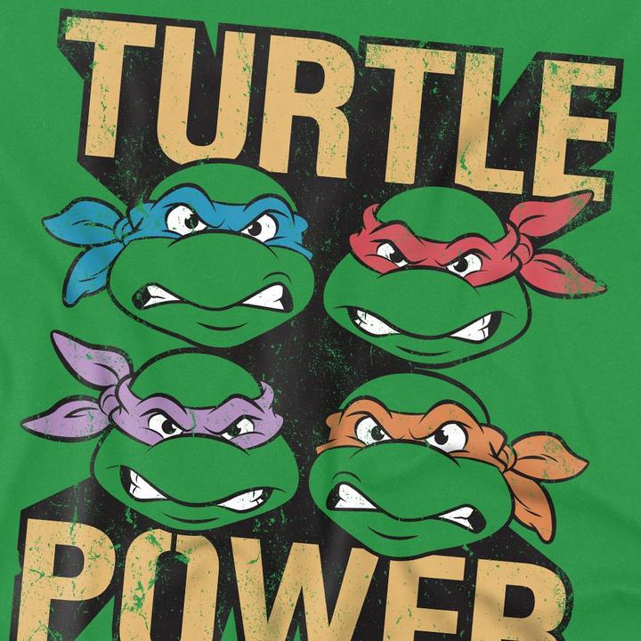 Actual product image Teenage Mutant NT Mens Turtle Power T-Shirt (4XL)