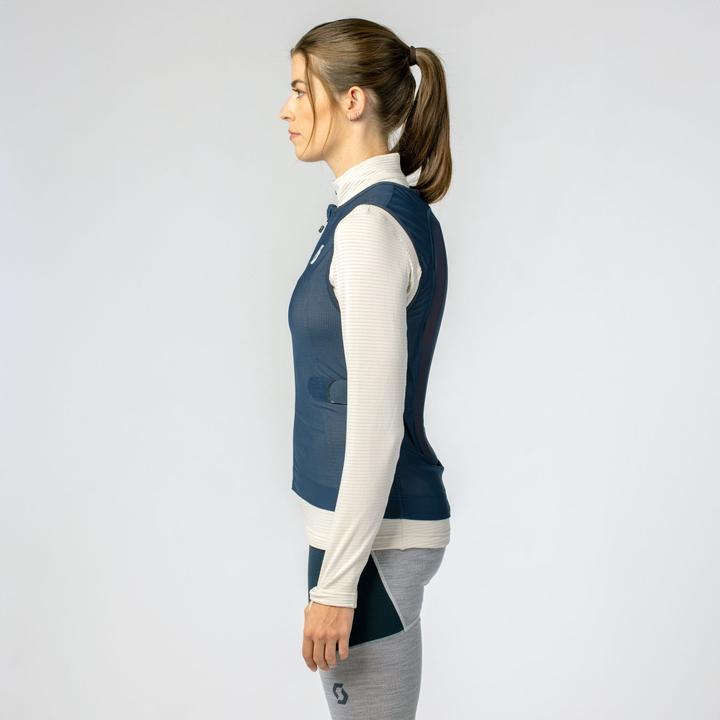 Image du produit Scott Sports Gilet pour femme Scott Airflow Fresh Green/Dark Blue (M, Protection dorsale)