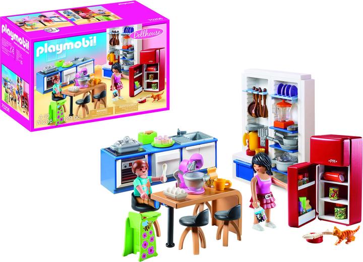 Image du produit Playmobil Cuisine familiale (70206, Maison de poupée Playmobil)