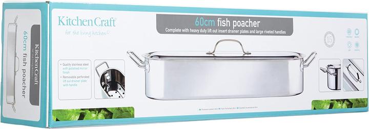 Produktbild Kitchen Craft Fisch-Dünster (Dampfkochtopf, Edelstahl)