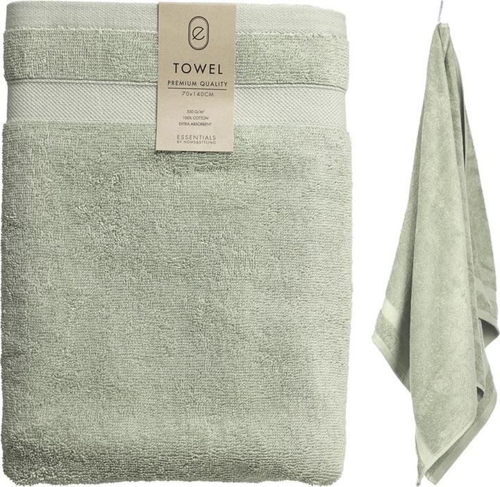 Immagine prodotto Fs-Star Asciugamano da doccia 70x140cm verde chiaro (70 x 140 cm)