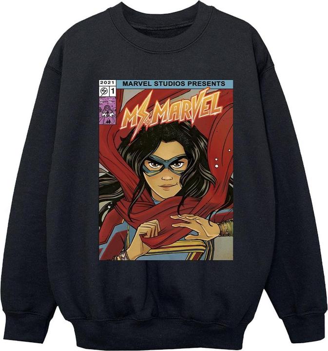 Actual product image Girls Ms Comic Poster Sweatshirt (152, 158)