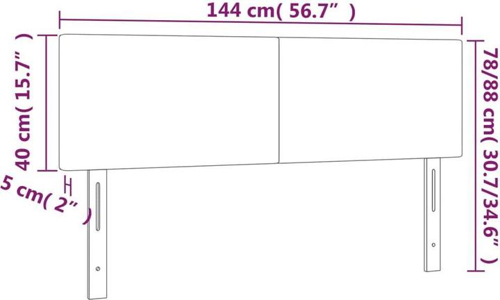 Produktbild VidaXL Conni (144 x 5 x 88 cm)
