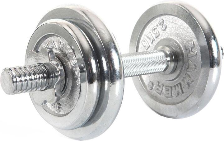 Image du produit Hammer Fitness Set d'haltères courts chromés (1 x 10 kg)
