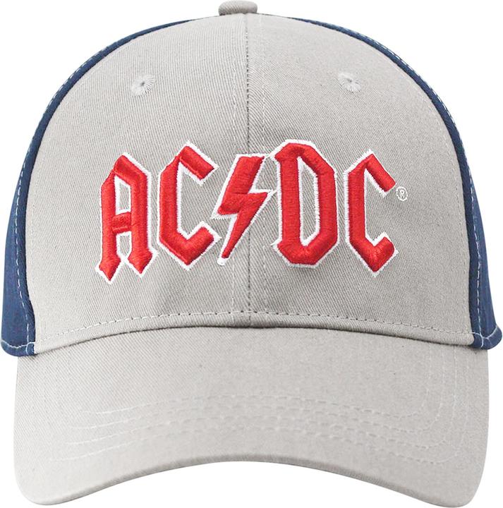 Image du produit AC/DC Casquette de baseball unisexe adulte avec logo bicolore (Taille unique)