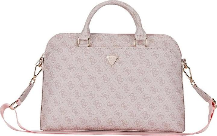 Immagine prodotto Guess Bag 4G Zipper Pocket Triangle Logo 15" pink (15")