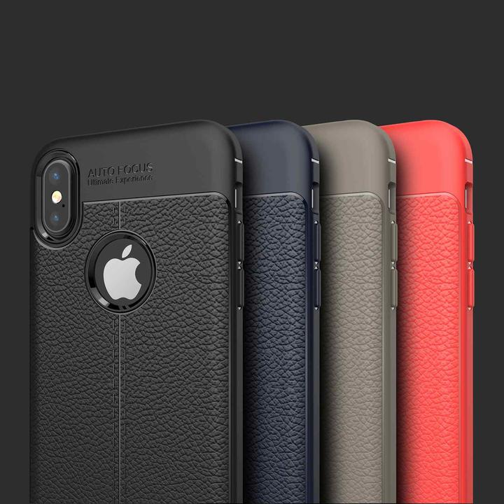 Immagine prodotto Cadorabo Copertura in TPU con struttura in similpelle (Apple iPhone X)