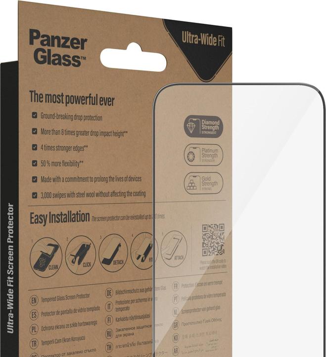 Immagine prodotto PanzerGlass Vestibilità ultra-ampia (1 Pezzo/i, Apple iPhone 14 Pro Max)