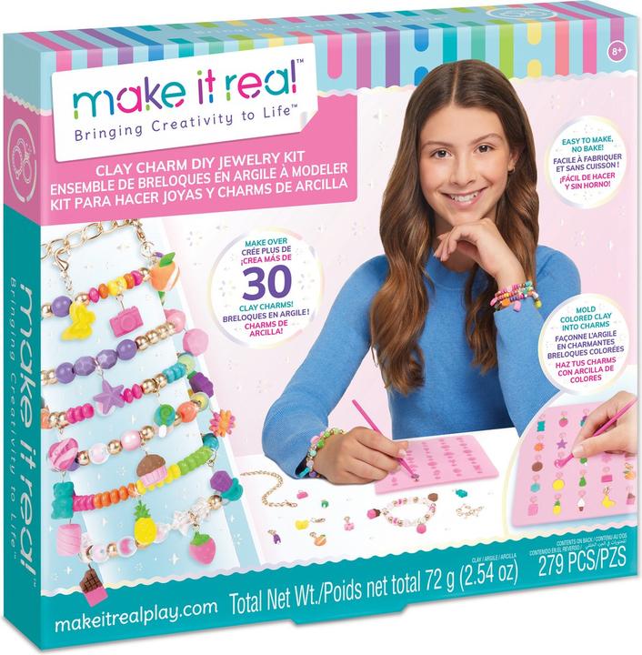 Actual product image Make it Real Jewellery set with modelling clay