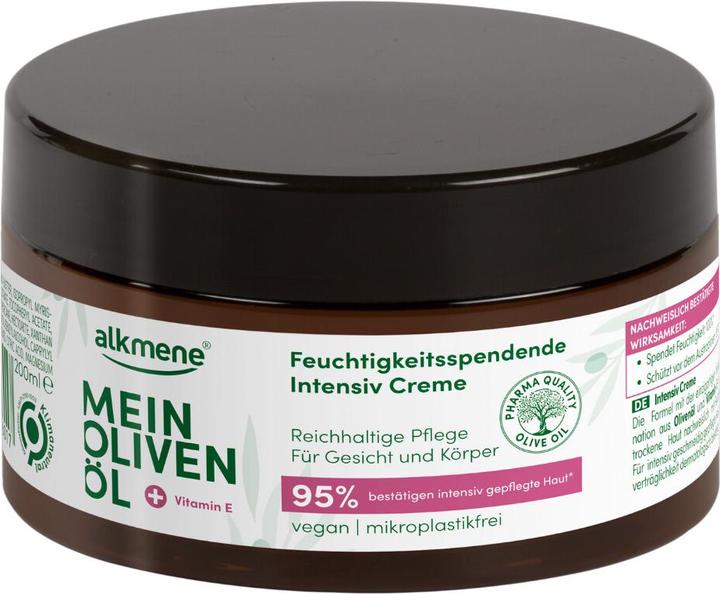 Produktbild Alkmene MEIN OLIVENÖL, Feuchtigkeitsspendende Intensiv Creme (Körpercreme, 200 ml)