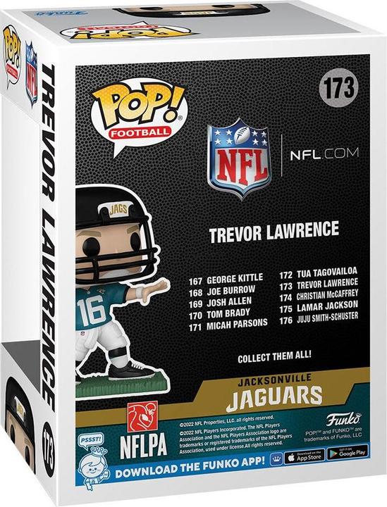 Actual product image Funko NFL-POP! Sports Vinyl Figure Jaguars - Trevor Lawrence 9 cm