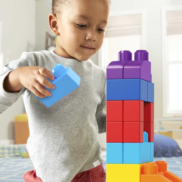 Immagine prodotto Mega Bloks Sacca Eco 80 Blocchi First Builders Rosa