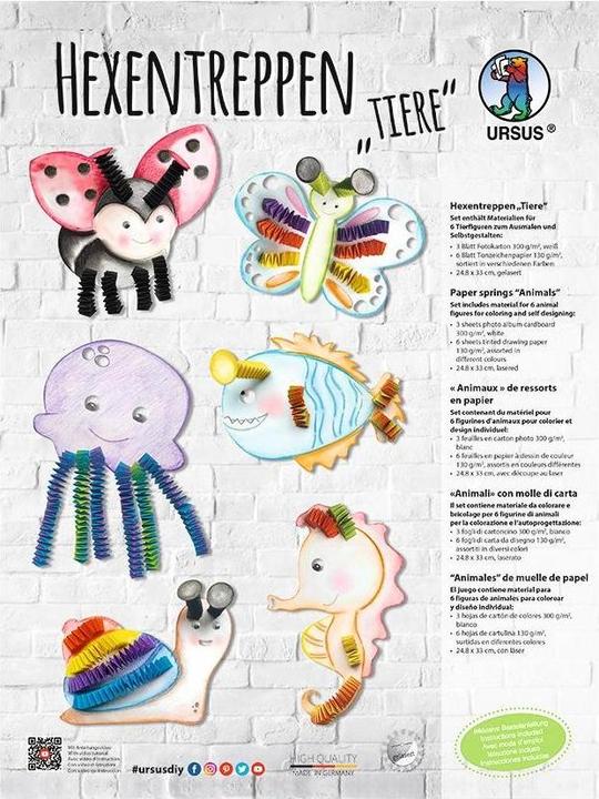 Productafbeelding Ursus Knutselset heksen trap dieren