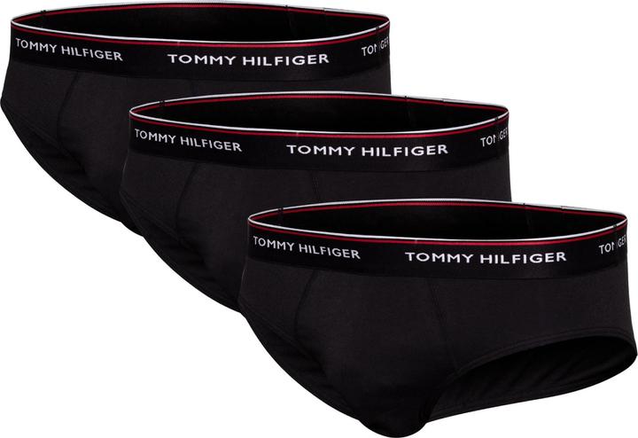Tommy Hilfiger Herren 3er-Pack Slips aus 95% Bio-Baumwolle mit Stretch, Nachhaltig, Unterhosen mit E (M, 3er Pack)