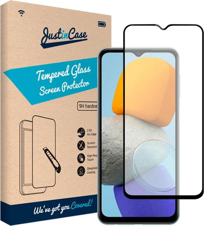 Produktbild Just in Case GehÃ¤rtetes Glas Edge to Edge Screenprotector Samsung Galaxy M23 (1 Stück, Samsung Galaxy M23)
