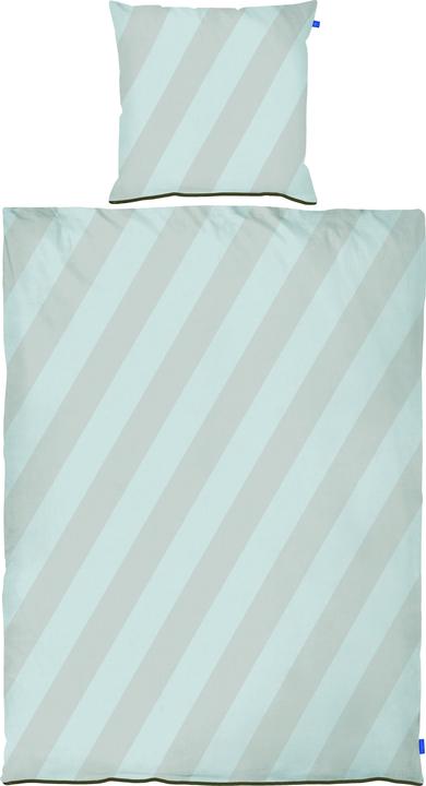 Produktbild Mette Ditmer DIAGONAL Bedding 140 x 200 cm - Light grey (Bettwäsche Set, 140 x 200 cm)
