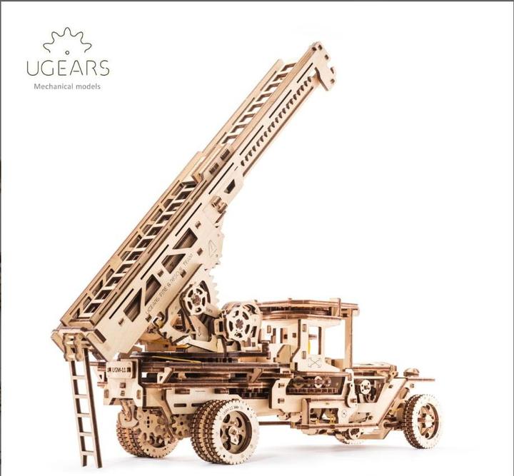 Actual product image Ugears Fire engine