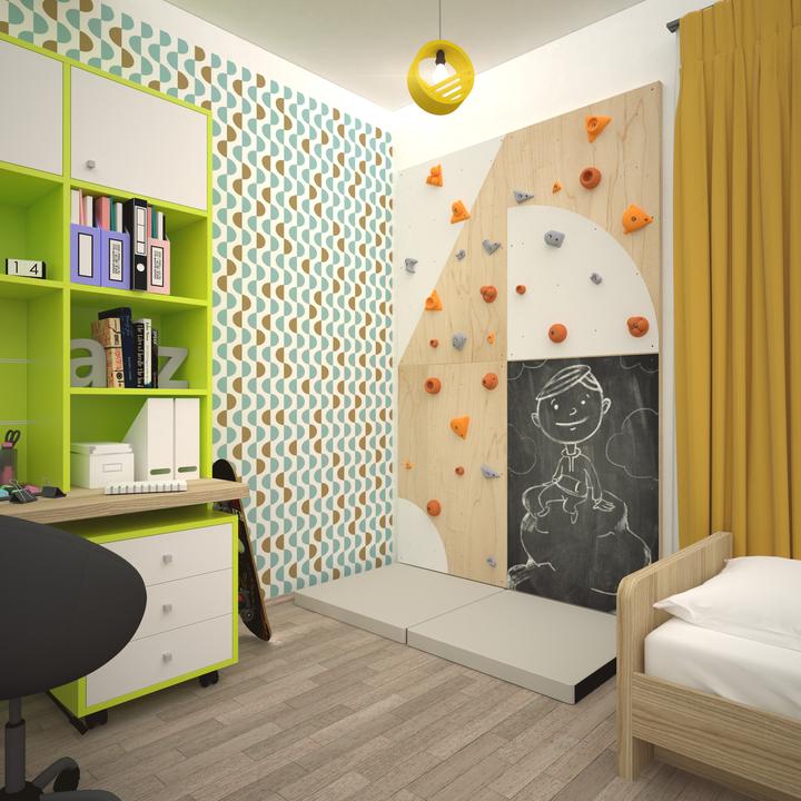 Immagine prodotto Blockids Parete di arrampicata indoor 4 (Multicolore)
