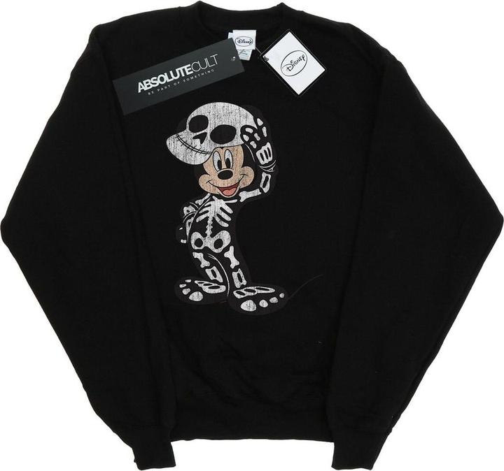 Actual product image Disney Girls Mickey Mouse Skeleton Sweatshirt (152, 158)