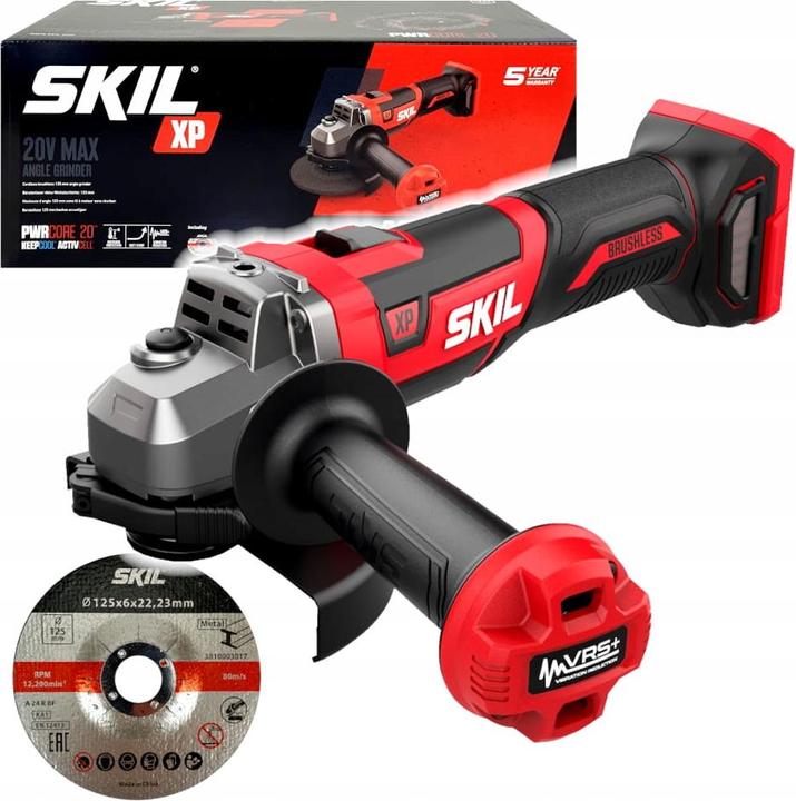 Immagine prodotto Skil SMERIGLIATRICE ANGOLARE 20V BL 3930CB (125 mm)