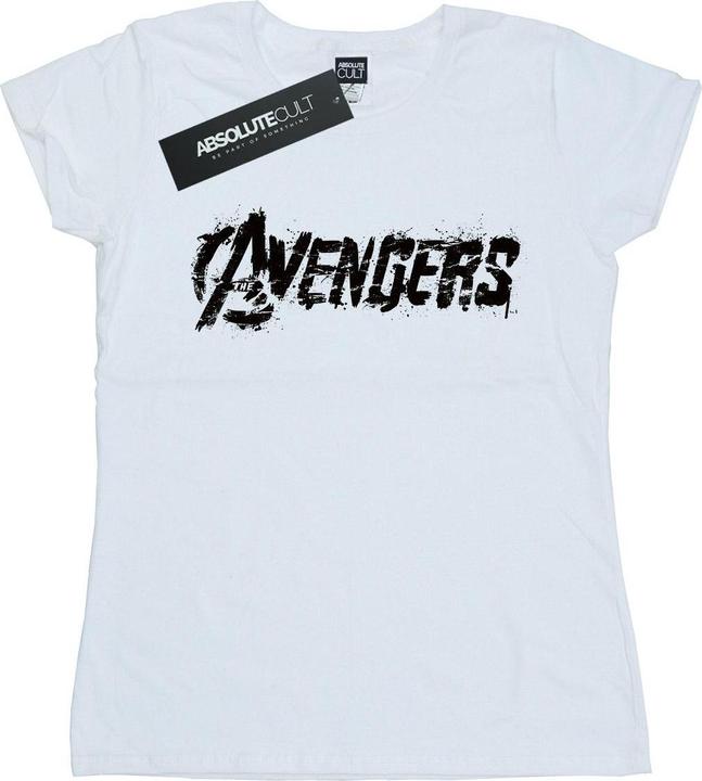 Immagine prodotto Marvel Maglietta Logo Effetto Invecchiato Donna (L)