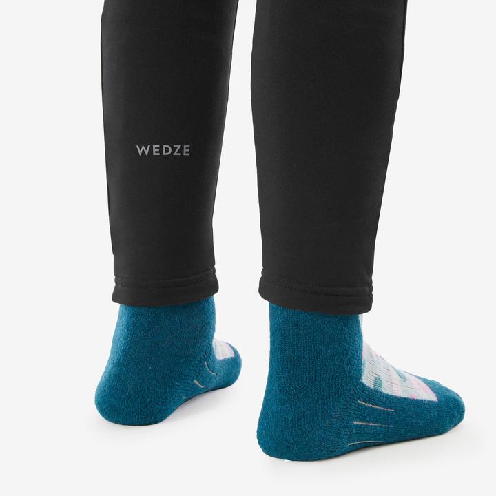 Produktbild Wedze Skiunterwäsche Funktionshose Kinder - BL 500 schwarz (146)