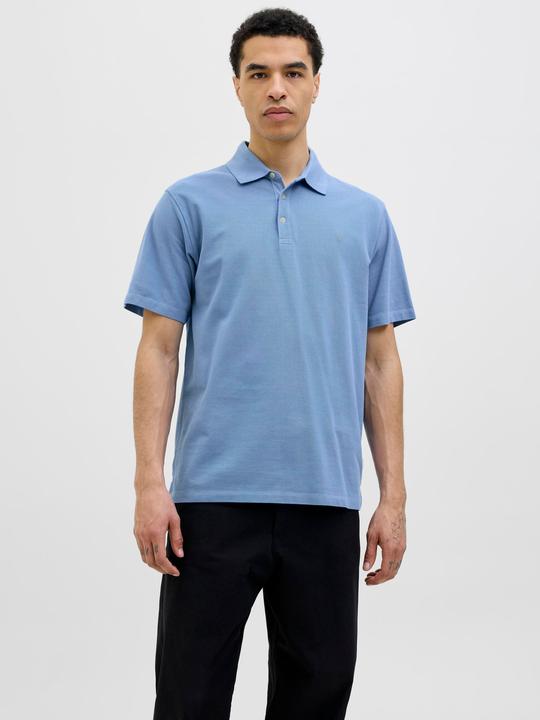Actual product image Jack & Jones Single-coloured shirt collar polo shirt Poloshirt (XL)