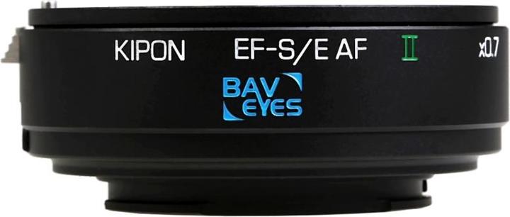 Actual product image Kipon EF Adapter Canon EF-MFT x0.7 without tripod support