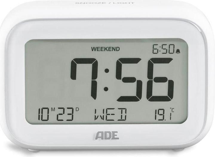 Produktbild ADE Digitalwecker mit Temperaturanzeige