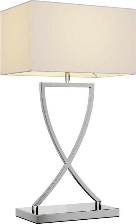 Immagine prodotto Lucande Lampada da tavolo Evaine Cromo/Bianco (E27)