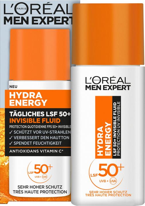 Immagine prodotto L'Oréal Paris Men Expert Hydra Energetic (Crema solare, SPF 50+, 50 ml)