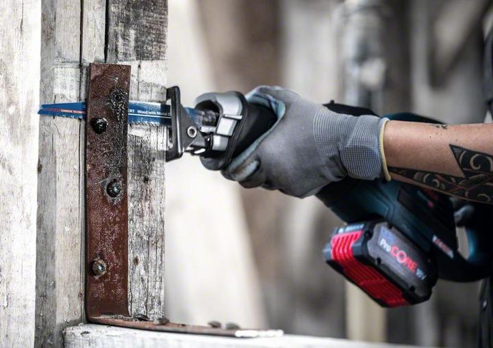 Actual product image Bosch Professional Zubehör Expert Wood with Metal Demolition S 1267 XHM reciprocating saw blade, 10 pieces