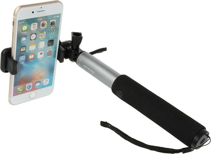 Image du produit Networx Canne à selfie Mila avec miroir - Noir