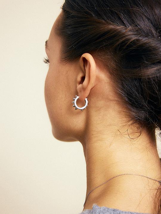 Image du produit Edblad Ohrringe PEAK HOOPS ICON Steel (Métal)