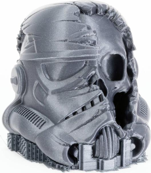 Image du produit Prusa Prusament PLA recyclé 2kg (PLA, 1.75 mm, 2000 g, Vert, Gris, Noir)