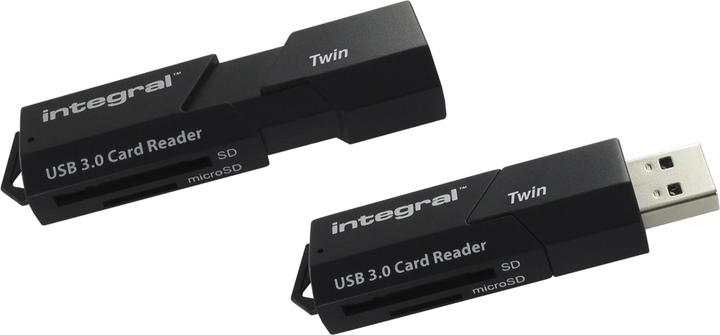 Image du produit USB 3.0 TWIN CARD READER Lecteur de cartes USB 3.2 Gen 1 (3.1 Gen 1) (USB)