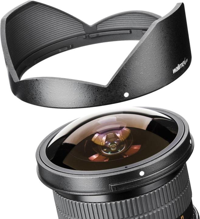 Image du produit Walimex pro 8mm f/3.5 II Fisheye, Canon EF-S (Canon EF-S, APS-C / DX)