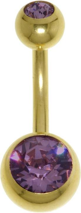 Actual product image Bijouteria Bellypiercing (Surgical steel, Swarovski Crystal)