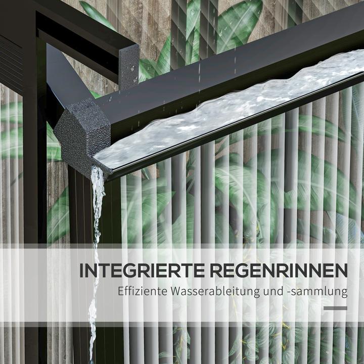 Actual product image Outsunny Greenhouse with sliding door and integrated gutter system