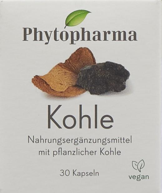 Produktbild Phytopharma Kohle Kaps (30 Stück, Kapseln, 30 g)