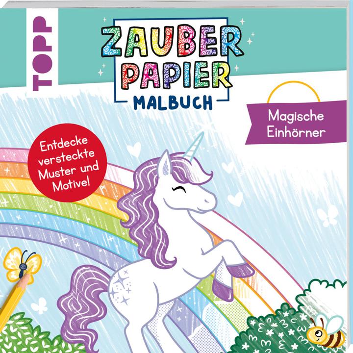Magic Paper Colouring Book Magic Unicorns