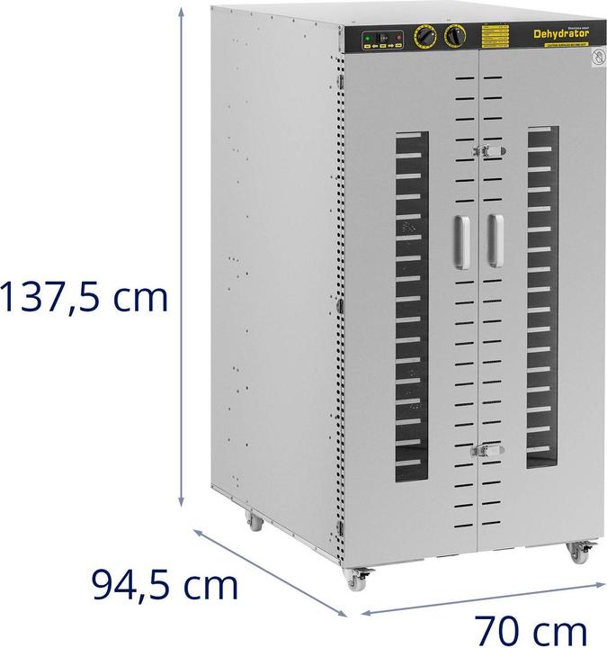 Image du produit Royal Catering Déshydrateur alimentaire - 5 850 W - 24 étages -